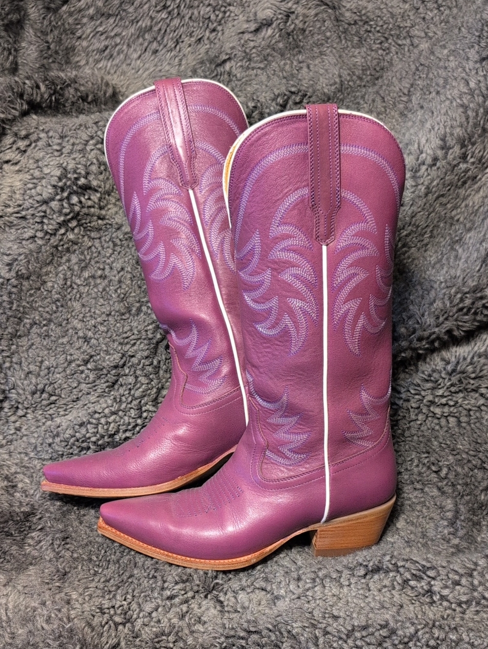 Tecovas Purple Women's Western Boots Annie In Violet